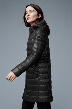 Chamarras Canada Goose Mujer México - Cypress Chaqueta De Plumas Black Label Negros ZW0835729